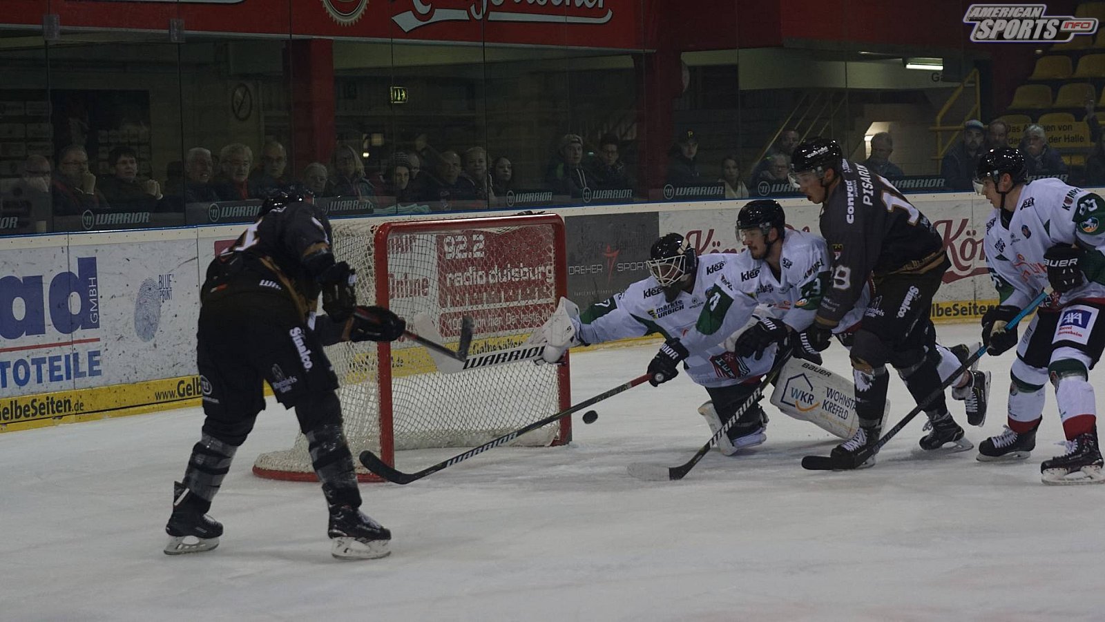 Oberliga Eishockey: Füchse Duisburg vs Herner EV 3:5 21.10.2018