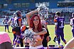 Die Frankfurt Universe Cheerleader beim Ausw&auml;rtsspiel in Marburg am 05.09.2021