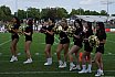 Die Cologne Crocodiles und D&uuml;sseldorf Pantherettes Cheerleader beim GFL Spiel der D&uuml;sseldorf Panther gegen die Cologne Crocodiles am 20.08.2022