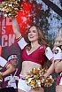 ELF: Die Pyromaniacs Cheerleader beim Heimspiel von Rhein Fire gegen die Leipzig Kins am 04.09.2022