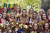 ELF: Die Pyromaniacs Cheerleader beim Heimspiel von Rhein Fire gegen die Leipzig Kins am 04.09.2022
