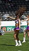Die Frankfurt Universe Cheerleader beim Heimspiel gegen die Allg&auml;u Comets 05.05.2019