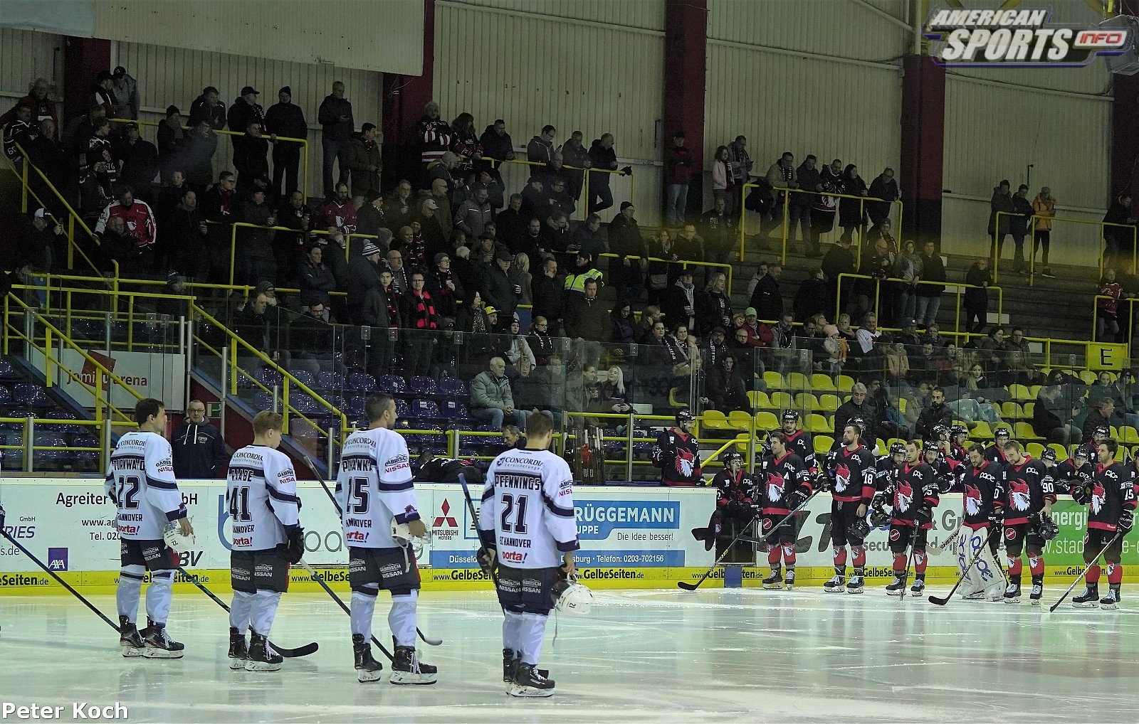 OL Nord: EV Füchse Duisburg vs. EC Hannover Indians 2:4 13.01.2020