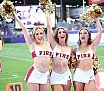 Die Cheerleader beim Spiel Vienna Vikings vs Rhein Fire (26:33) am 21.06.2025