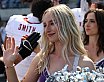 ELF: Die Frankfurt Galaxy Dancers beim Spiel der Frankfurt Galaxy vs Prague Lions am 29.06.2025