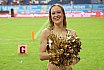 ELF: Die Cheerleader beim Spiel Rhein Fire vs Munich Ravens am 09.07.2023