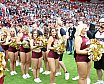 ELF: Die Cheerleader beim Spiel Rhein Fire vs Vienna Vikings am 01.06.2025