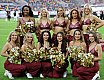 ELF: Die Cheerleader beim Spiel Rhein Fire vs Vienna Vikings am 01.06.2025