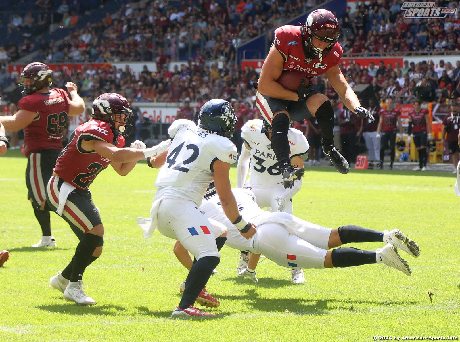 ELF: Rhein Fire vs Paris Musketeers 38:06 28.07.2024