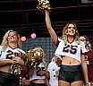 ELF: Die Pyromaniacs Cheerleader beim Spiel Rhein Fire vs Hamburg SeaDevils am 15.06.2025