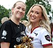 ELF: Die Pyromaniacs Cheerleader beim Spiel Rhein Fire vs Hamburg SeaDevils am 15.06.2025