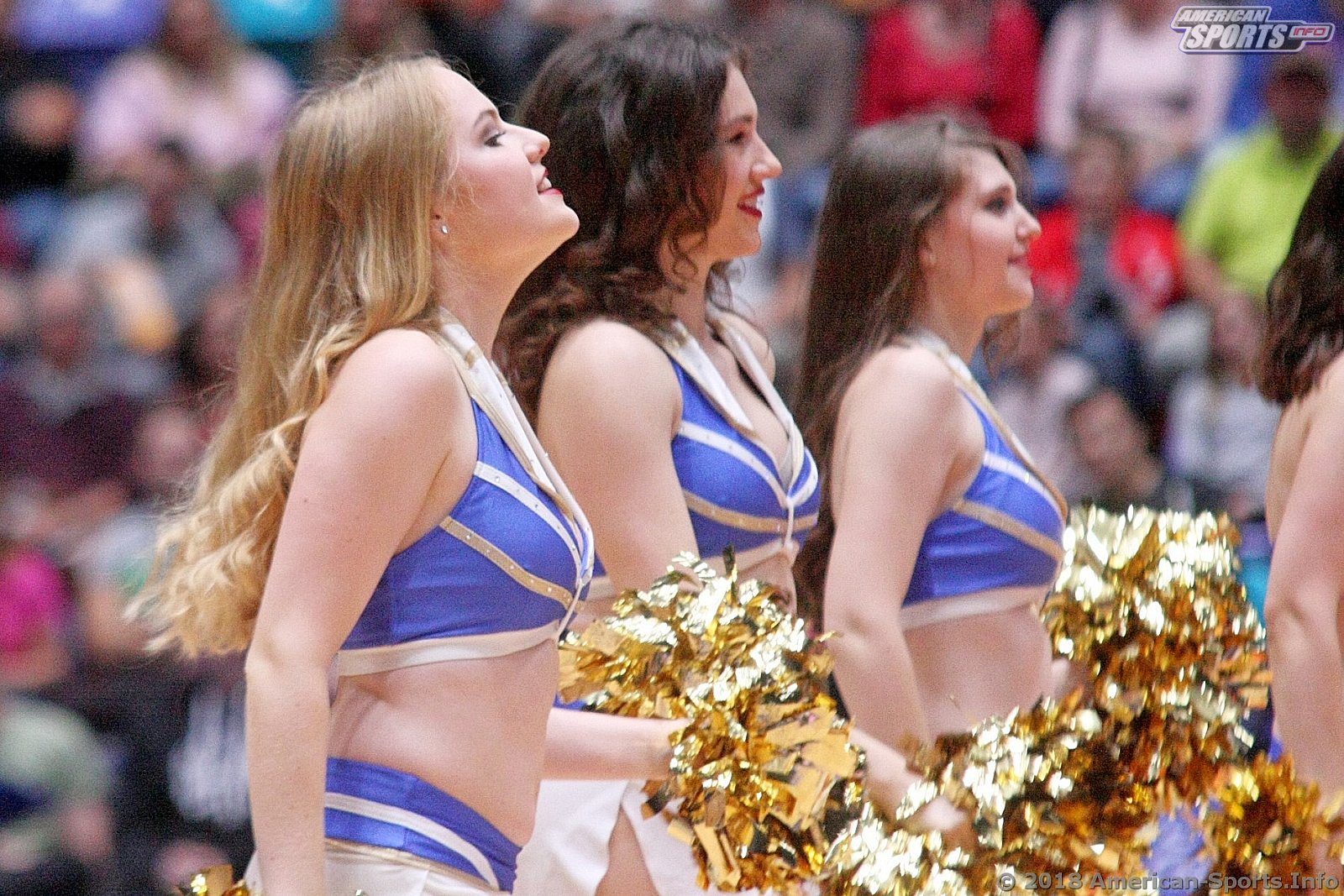 Das Fraport Skyliners Danceteam beim BBL Pokalspiel gegen Ratiopharm Ulm am 06.10.2018