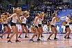 Das Fraport Skyliners Danceteam beim BBL Pokalspiel gegen Ratiopharm Ulm am 06.10.2018