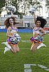 Die Frankfurt Universe Cheerleader beim Heimspiel gegen die Schw&auml;bisch Hall Unicorns am 01.06.2019
