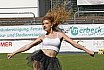 Die Cologne Cheerdance Cheerleader beim Heimspiel gegen die Berlin Rebels am 29.06.2019