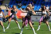 ELF: Die Frankfurt Galaxy Dancers und Loona beim Heimspiel gegen die Raiders Tirol am 28.08.2022