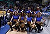 Das Frankfurt Skyliners Danceteam beim BBL Heimspiel gegen Rasta Vechta am 29.03.2019