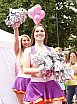 Die Frankfurt Universe Cheerleader bei der Oldtimer Ausstellung in Frankfurt H&ouml;chst 07.07.2019