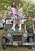 Die Frankfurt Universe Cheerleader bei der Oldtimer Ausstellung in Frankfurt H&ouml;chst 07.07.2019
