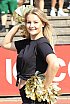 Die Cologne Crocodiles und D&uuml;sseldorf Pantherettes Cheerleader beim GFL Spiel der D&uuml;sseldorf Panther gegen die Cologne Crocodiles am 20.08.2022