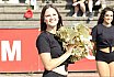 Die Cologne Crocodiles und D&uuml;sseldorf Pantherettes Cheerleader beim GFL Spiel der D&uuml;sseldorf Panther gegen die Cologne Crocodiles am 20.08.2022