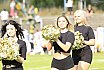 Die Cologne Crocodiles und D&uuml;sseldorf Pantherettes Cheerleader beim GFL Spiel der D&uuml;sseldorf Panther gegen die Cologne Crocodiles am 20.08.2022