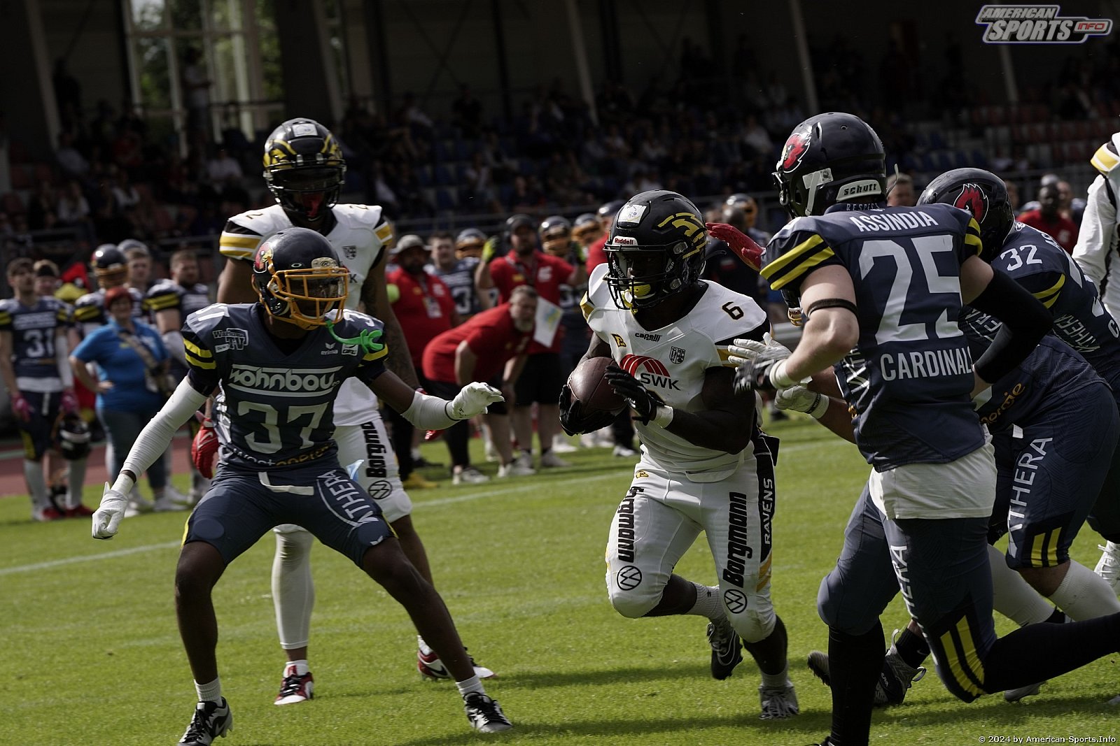 :Regio West: Assindia Cardinals vs. Krefeld Ravens 07:31 26.05.2024