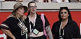 Die Pyromaniacs und die Flight Crew beim Heimspiel von Rhein Fire gegen Berlin Thunder am 27.07.2025