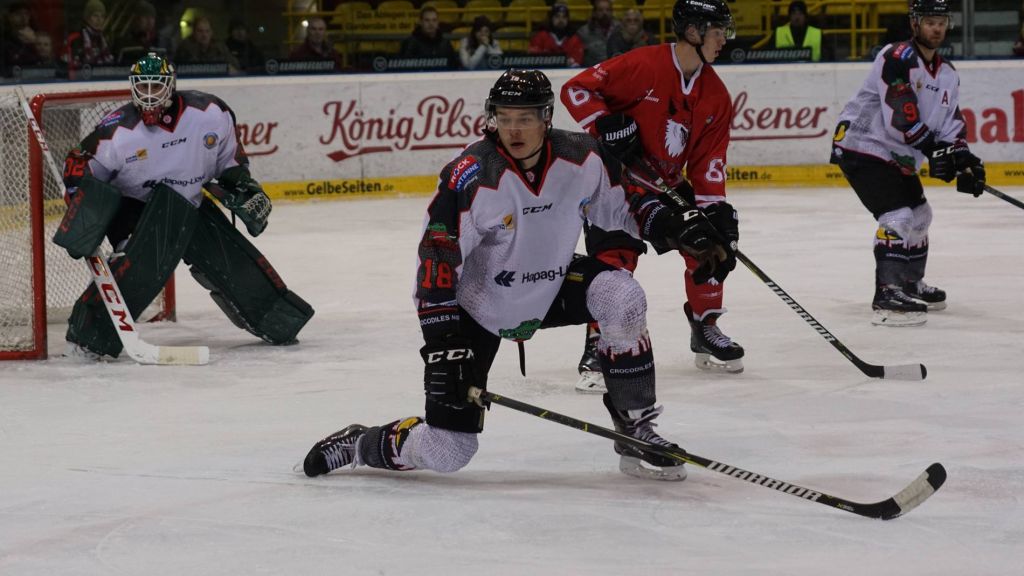 Oberliga Eishockey: Füchse Duisburg vs Hamburg Crocodiles 5:0 28.10.2018