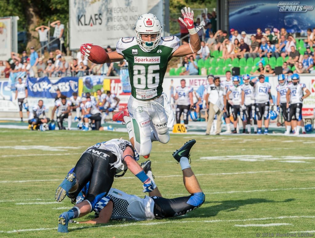 GFL Football: Schwäbisch Hall vs Kempten 65:23 18.08.2018